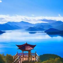 泸沽湖观景台